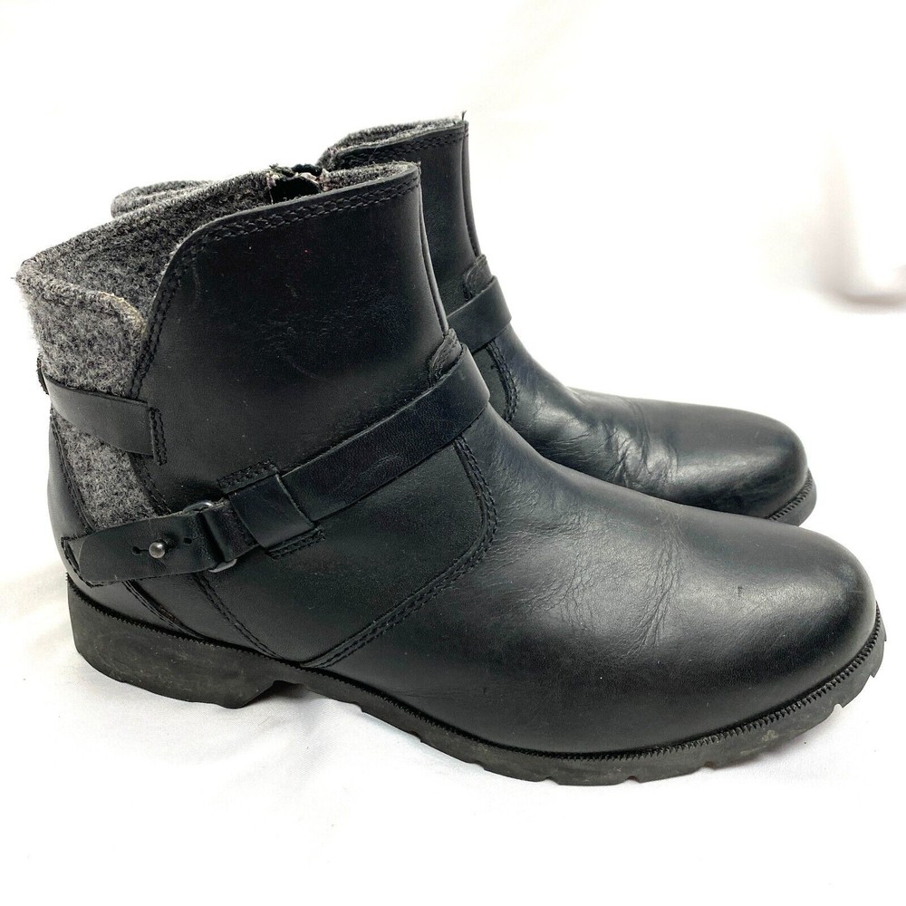 Teva Black and Gray Ankle Boots